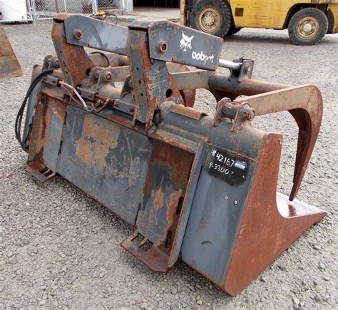 grapple bucket for skid steer loader|used skid steer grapple for sale.